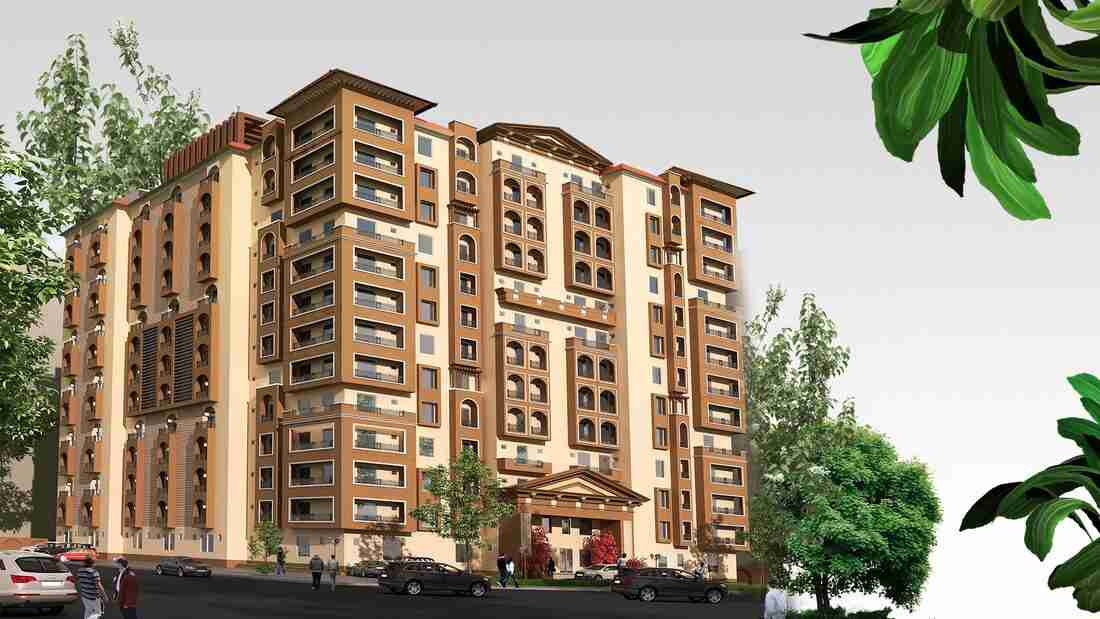 Islamabad-Square-B-17-Apartments-Complex-in-multi-gardens-b-17-islamabad